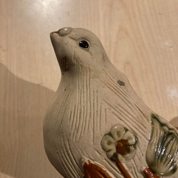 Vintage scandinavian pottery in the shape of a bird. Ceramic Hanging Flower Pot - Picture 9 of 11